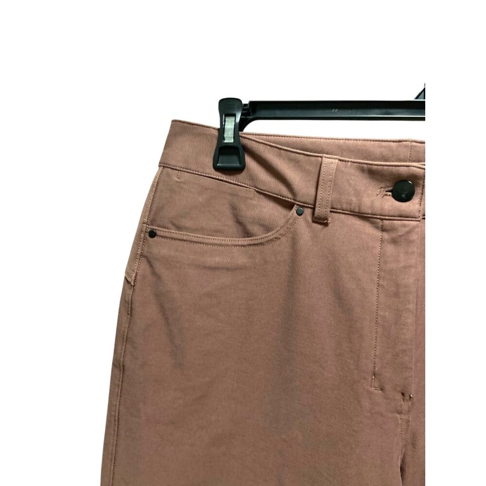 Lululemon City Sleek 5 Pocket High-Rise Wide-Leg Pant Full Length Brown Size 31 - Picture 9 of 16